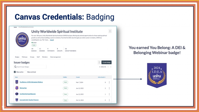 Badging